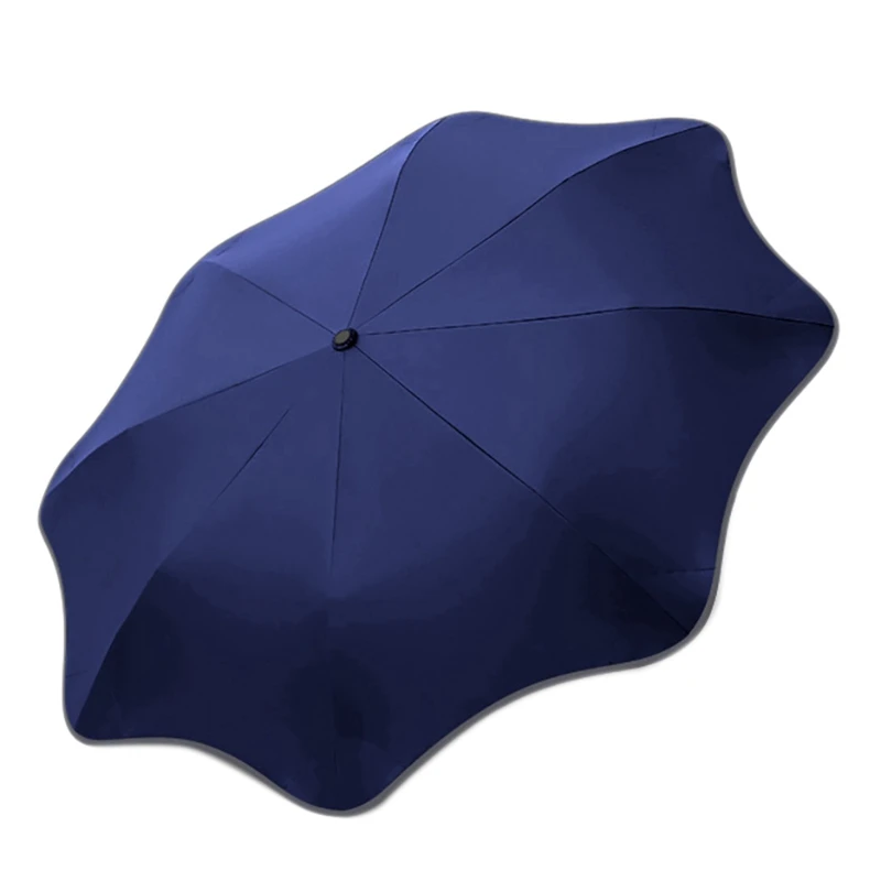 

Rounded Corner Windproof Compact Travel Umbrella, Sunshade Umbrella UV Protection Sun & Rain Umbrella