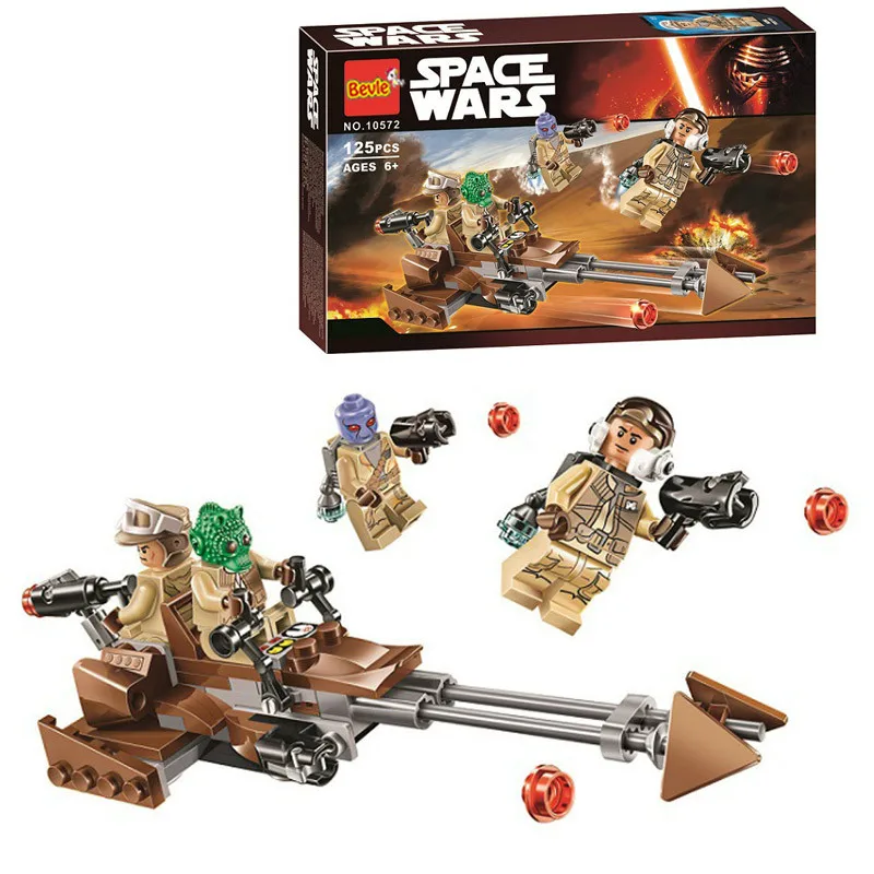 Bela 10572, 125 шт., модель Rebel Alliance, строительные блоки, кирпичи, совместимые с 75133 Звездными войнами