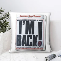 im back square pillowcase cushion cover spoof zip home decorative polyester car simple 4545cm
