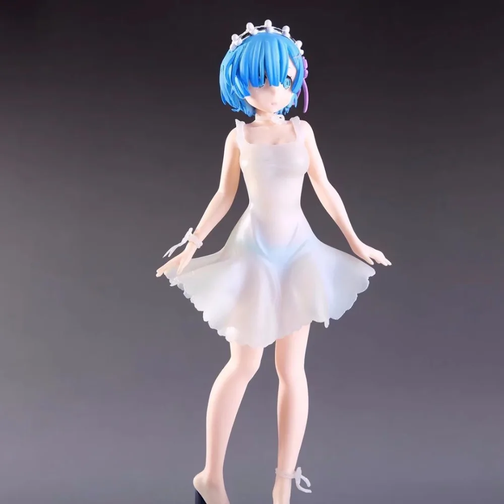 Re: жизнь в другом мире Ram Rem Dress Ver. Фигурка героя из ПВХ прозрачная 23 см | Игрушки и