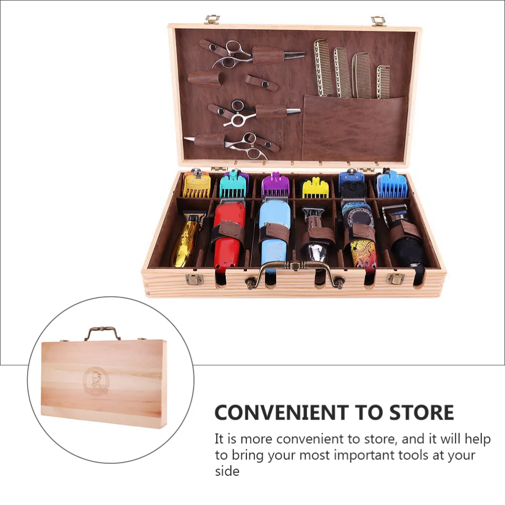 

1pc Hair Scissors Electric Hair Cutter Storage Case Barber Tool Carrying Box
