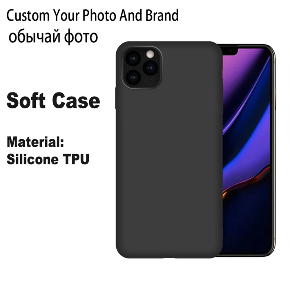 

Custom photo and Luxury brands Phone Case For iphone12 11 Pro 12 11 Pro Max X XR XS MAX 7 8 plus 6s plus 5s 2020 se soft Cover