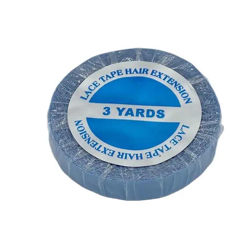 1 roll 3 yards Blue lace front support tape for hair extension double side | Шиньоны и парики