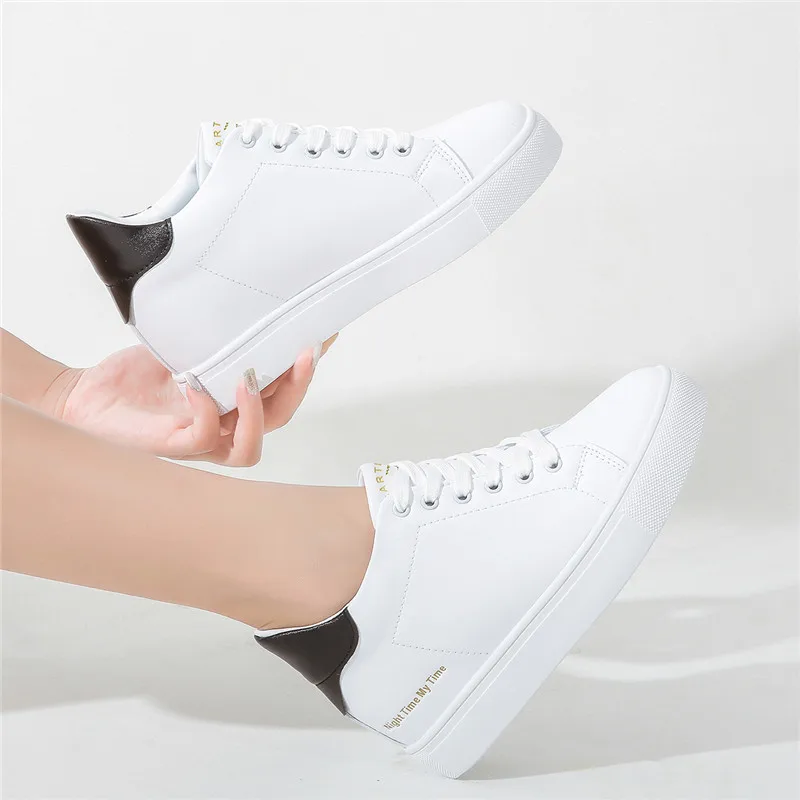 CARTELO/Женская обувь Повседневная Белая Женская простая Студенческая в Корейском