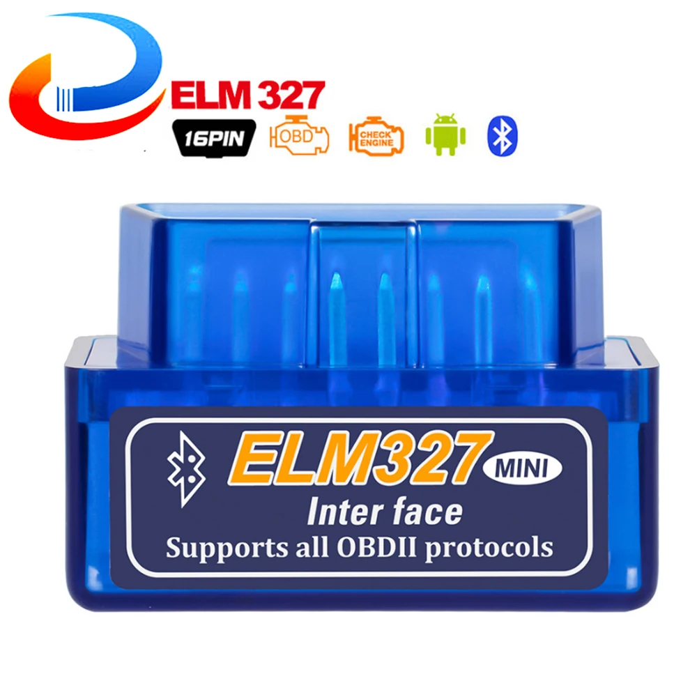 

Считыватели диагностики автомобиля Super Mini ELM327 V2.1 BT, инструмент для сканирования ELM 327, Bluetooth-совместимый тестер тормозной жидкости с кодом obd2