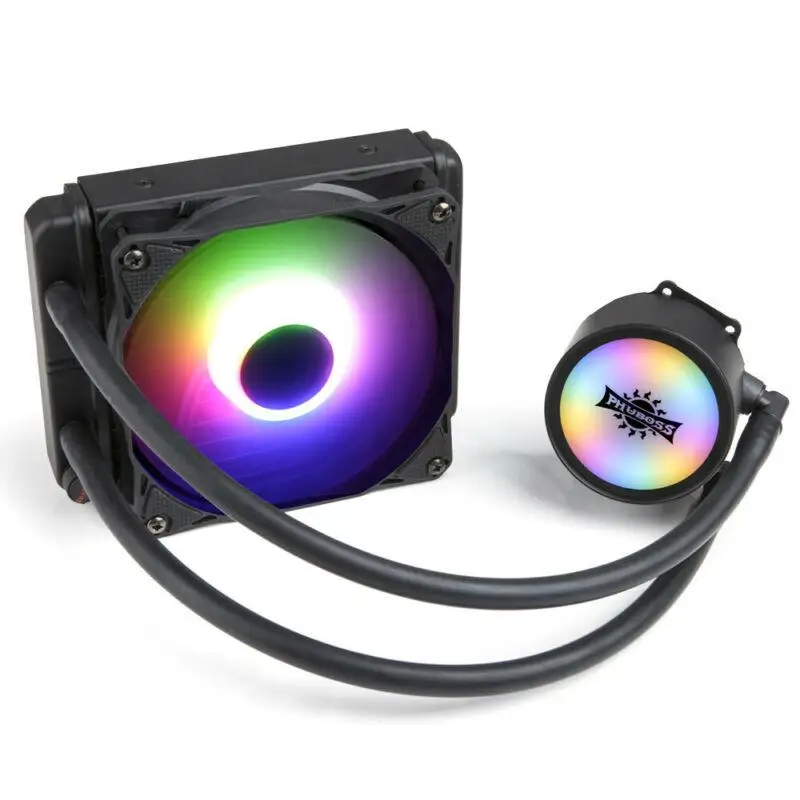 

Universal LED Light Liquid Cooled CPU Fan Cooling System Kit Desktop Intel 775/1366/2011/ 115X AM4/AM3