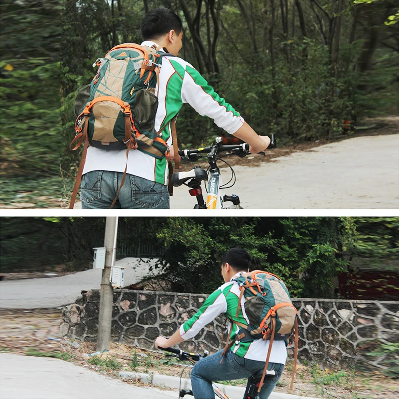 

Waterproof Travel Hiking Backpack Sports Cycling Camping Backpack Rucksack Men Travel Light Trekking Bagpack 900D Nylon Bag 30L