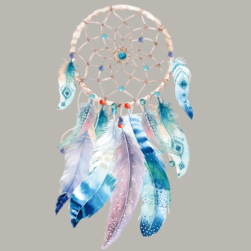 Перо в стиле бохо гладить на нашивке Diy полоса А-уровень моющийся