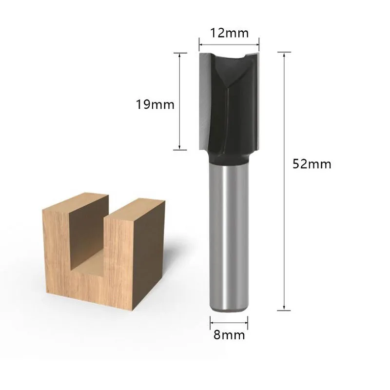 1pc 8mm Shank Trimmer Ceaning Flush Trim Wood Router Bit Straight End Milll Chamfer Milling Cutters For Woodworking Tools |