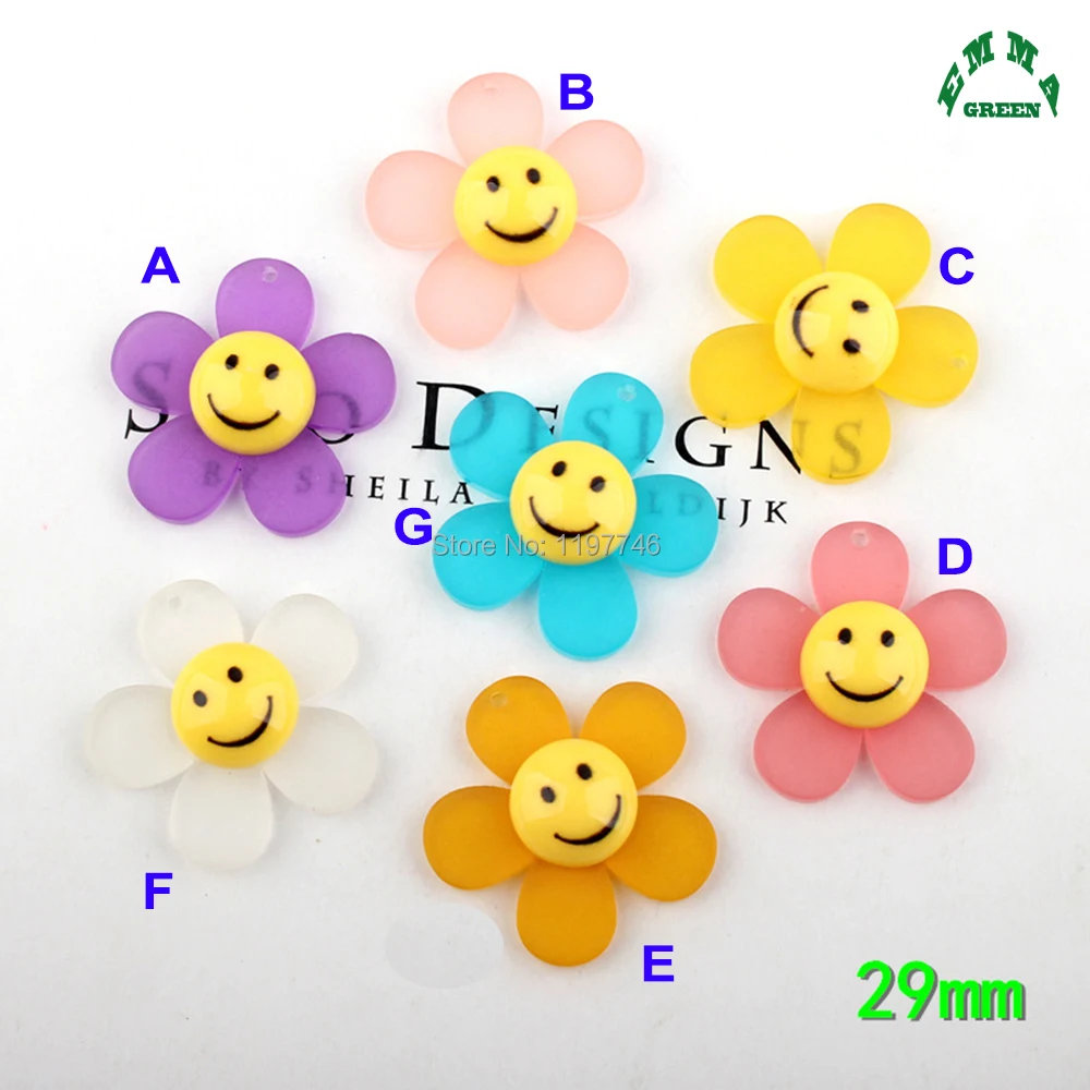 

Sunflower Cabochons for Kids 10pcs Colorful Flatback Resin Cabochon Scrapbooking Fit Phone Deco DIY Crafts