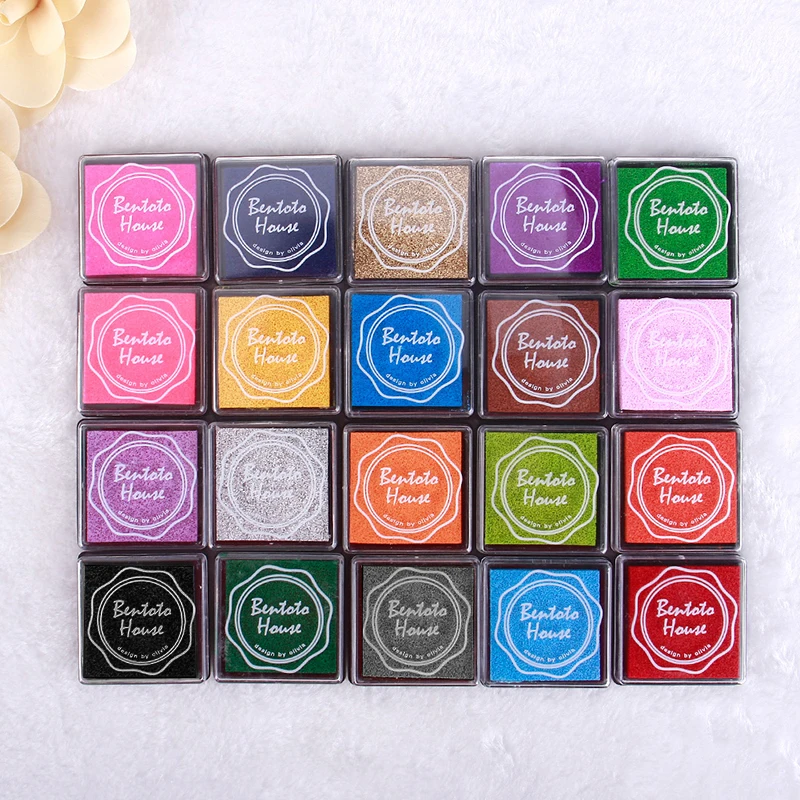 20 шт цветные накладки для чернил радужные поделки рукоделия подушечки резиновых