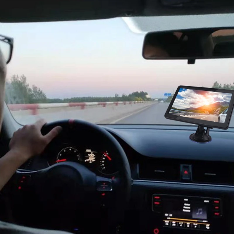 7 дюймовый автомобильный GPS навигатор 256 Мб оперативной памяти 8 Гб ROM HD экран