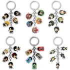 Аниме Атака Титанов, Микаса Акерман, Леви, Shingeki no Kyojin, акриловая фигурка, брелок, украшение, Коллекционная модель, игрушка