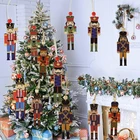 9 шт.корт. Деревянный гайковёр, украшения для рождественской елки, новогодний декор, подарок для детей