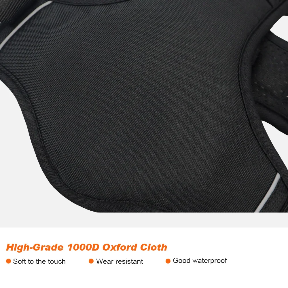 1000D шлейка из ткани Оксфорд для собак с эластичной ручкой Регулируемый жилет