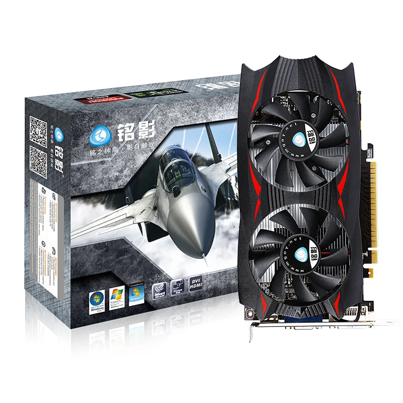 

Mingying RX540D 4G Graphics Card DDR5 1176MHz 6000Mhz 128bit Desktop Computer Independent Graphics 4G Game Graphics with DP