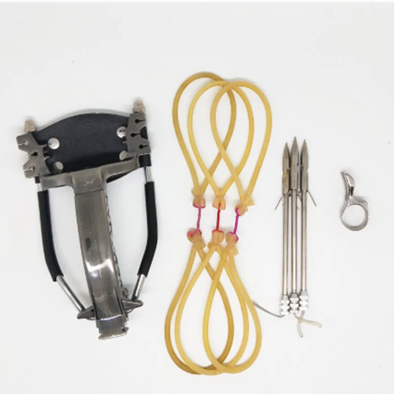 

Outdoor hunting shooting arrow bow shooting fish slingshot high power launcher precision shooting 2020
