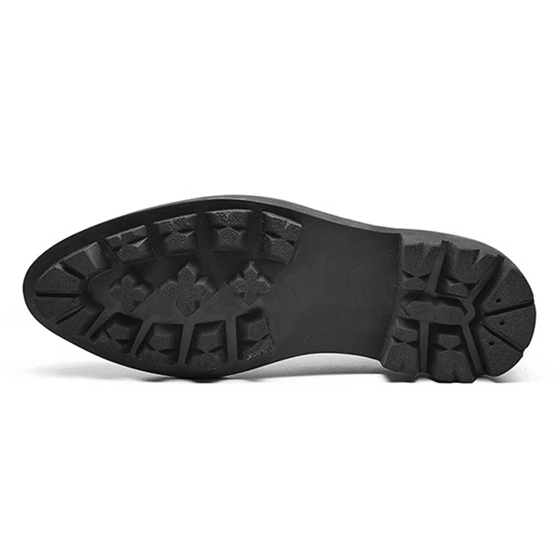 Мужские туфли-оксфорды из натуральной кожи с круглым носком на шнурках | Обувь