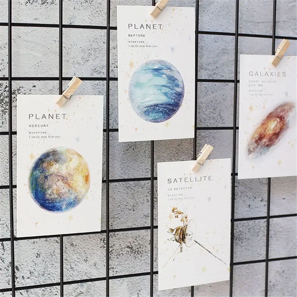 28pcs Cute Parallel Universe Letter Paper Greeting Cards Lomo Mini Postcards Birthday Kawaii Stationery papeleria | Канцтовары для