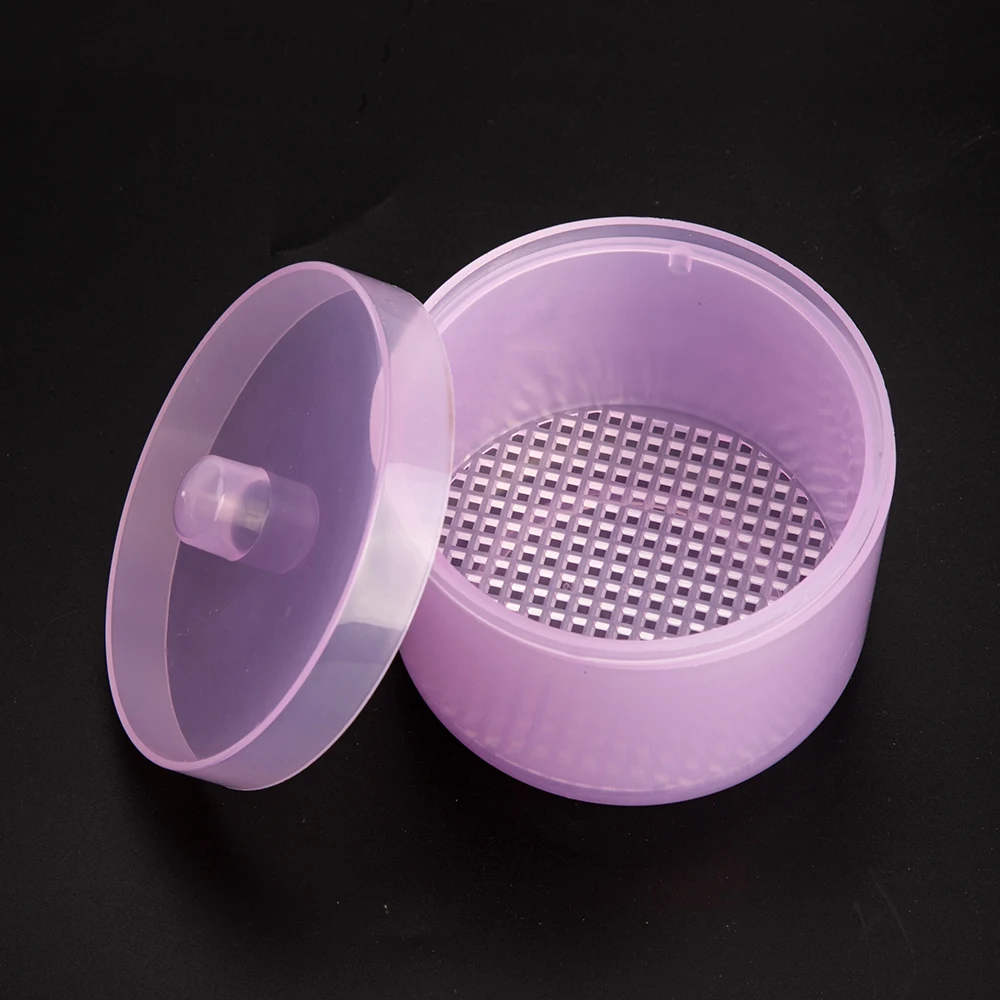 New Purple Профессиональный стерилизатор для ногтей, коробка для дезинфекции, маникюрный Пинцет для салона, металлические инструменты, дезинфицирующая коробка для дезинфицирующих средств, Маникюрный Инструмент для хранения - Цвет: New Purple