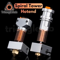 trianglelab spiral tower hotend 3d printer extrusion head for v6 hotend for ddb direct drive bowden cr 10s prusa ender3