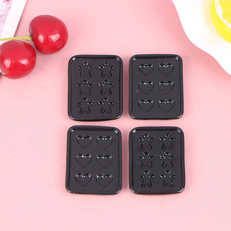 

2PCS 1/12 Dollhouse Miniature Accessories Mini Plate Dollhouse Miniature Baking Tray for Doll House Decoration
