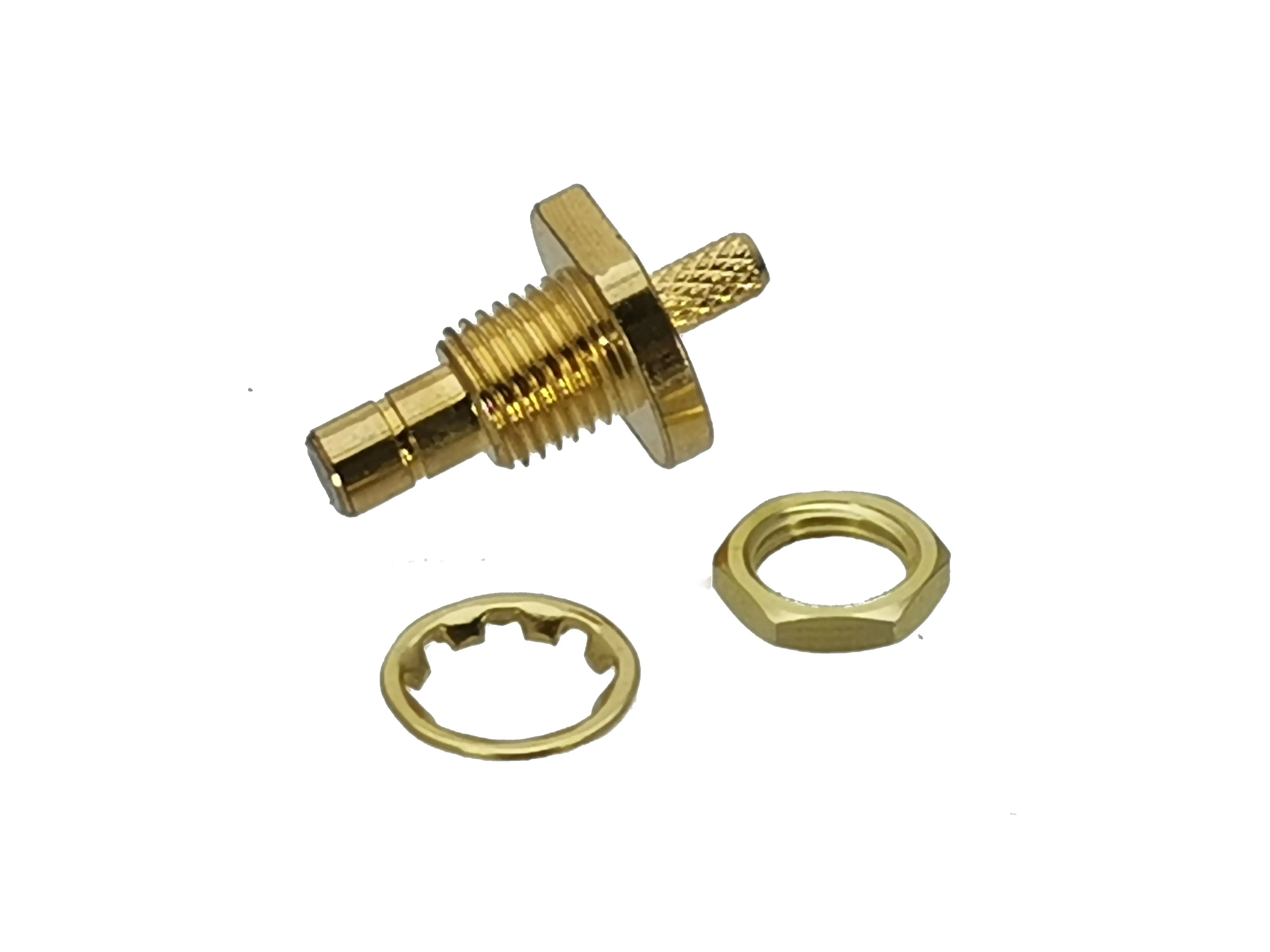 Коннектор SMB штекер перегородка обжим гайки RG174 RG316 LMR100 кабель RF