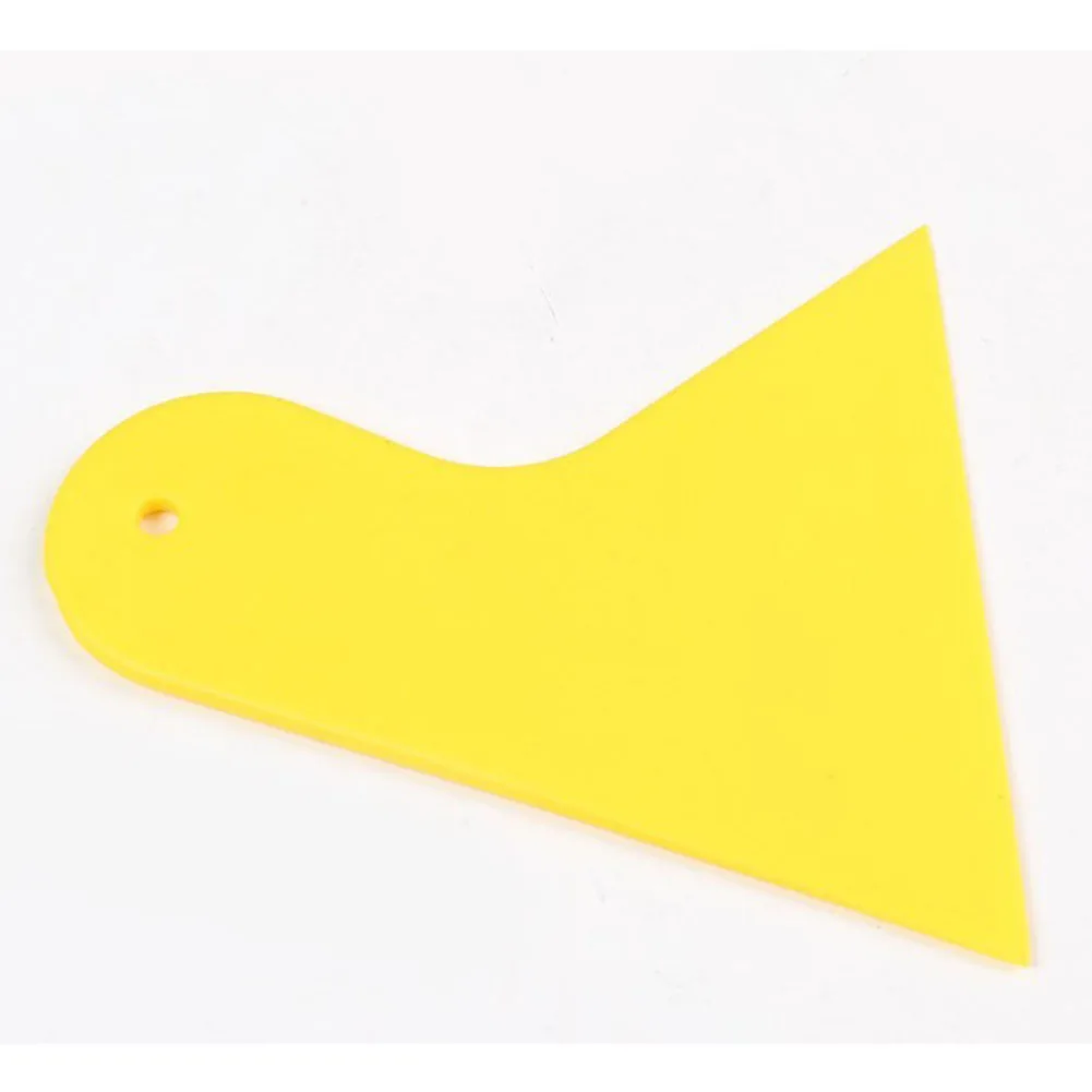 5 шт. автомобильный скребок для наклеек пластины стекло желтый пластик