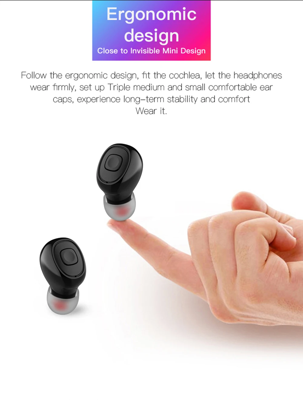 Беспроводные наушники TWS Bluetooth 5,0 стерео наушники спортивные наушники гарнитуры с микрофоном