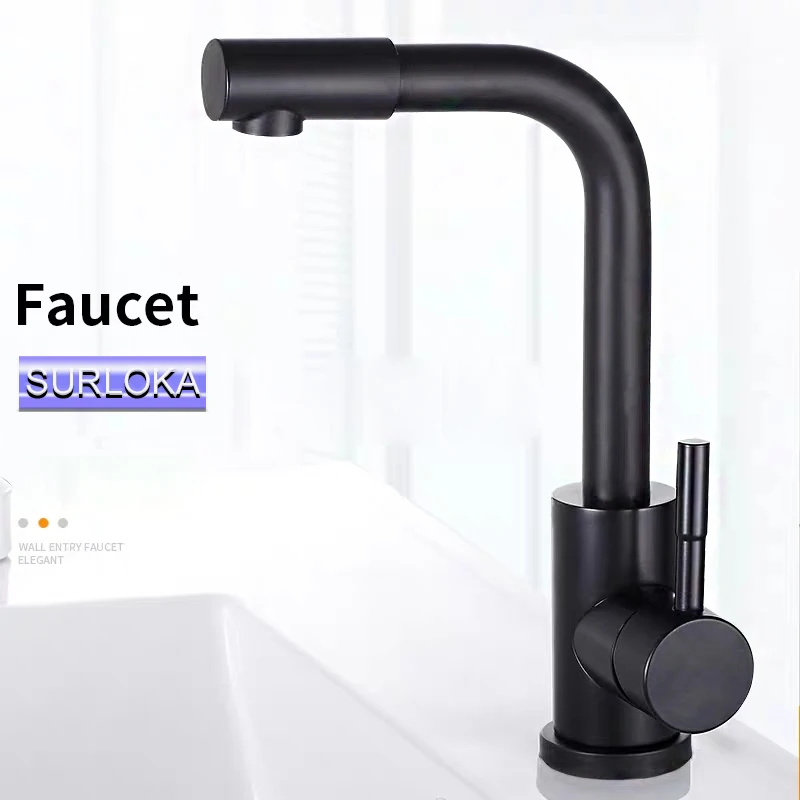 Черный спрей рисунок аэратор 360 Вращающийся смеситель для ванной комнаты