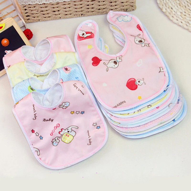 5 шт. Детские хлопковые нагрудники для мальчиков и девочек | Мать ребенок
