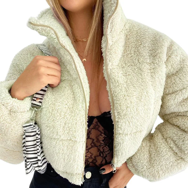 

Парка флисовая для женщин на весну-осень и зиму, с капюшоном