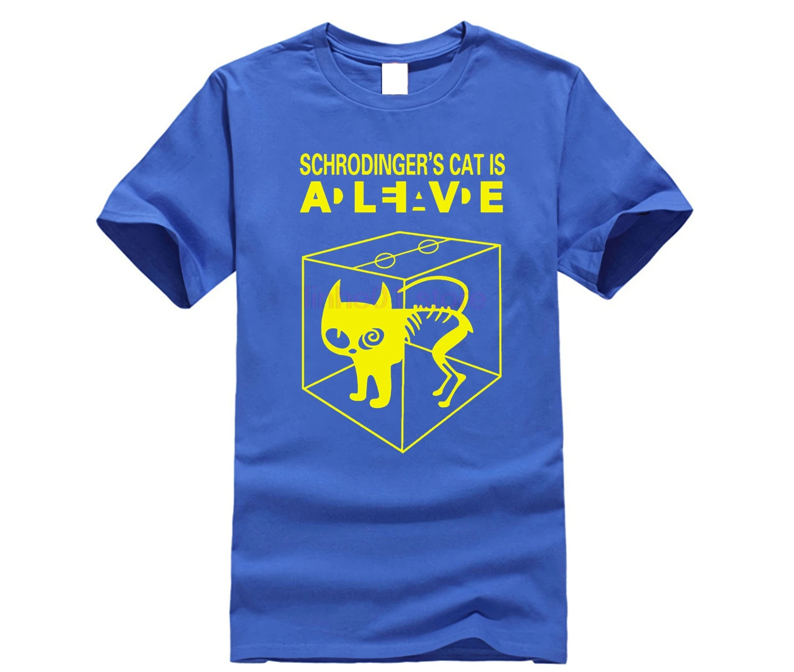 Schrodingers футболка с котом наука гик футболки для мужчин женщин комикс Шелдон Пешие