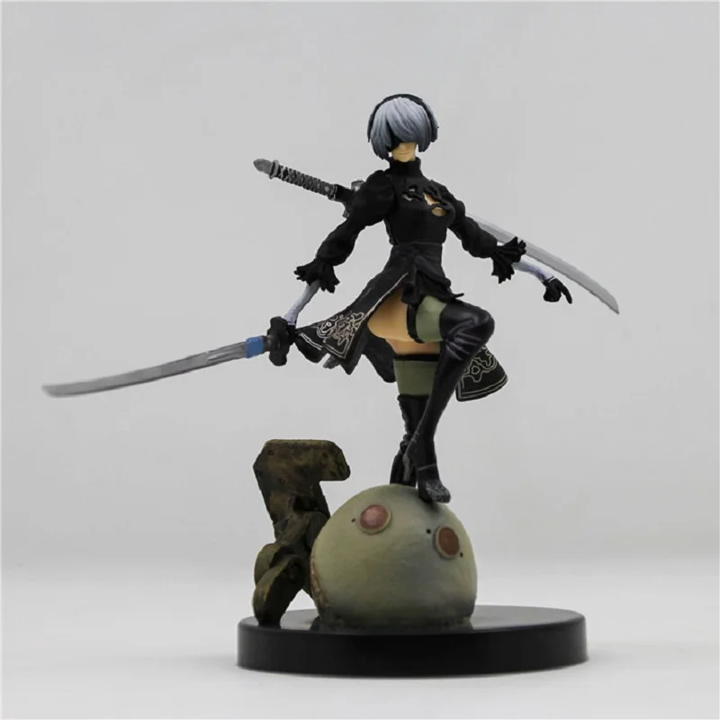Горячая аниме экшн фигурка игра ниус: Automata 2B YoRHa No2 Тип B 15 см ПВХ модель крутая
