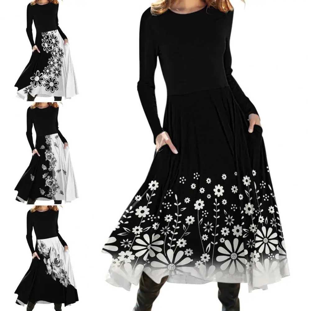 

Unique Women Dress Wrinkle-resistant Washable Dresses Creative Good Woven Elegant Party Dress