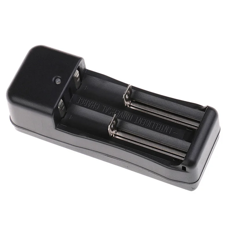 Зарядное устройство для аккумуляторов 18650 2 слота переменный ток 110 В 220 двойной