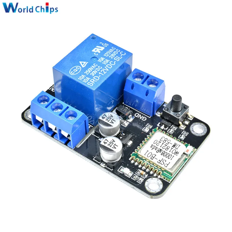 ESP8285 Замена ESP8266 12 В постоянного тока WiFi беспроводной умный переключатель