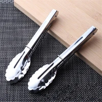 food tongs easy lock wide application stainless steel long handle serving clips for baking