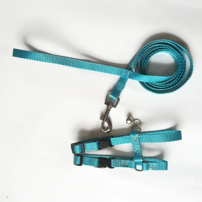 

Pet Rabbit Soft Harness Leash Adjustable Bunny Traction Rope for Running Walking HFD889