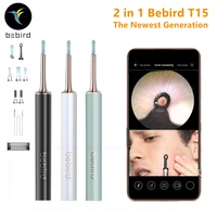 bebird t15 r1 visual ear cleaner health care minifit 2in1 acne wax removal tool hd1080p otoscope ip67 waterproof endoscope