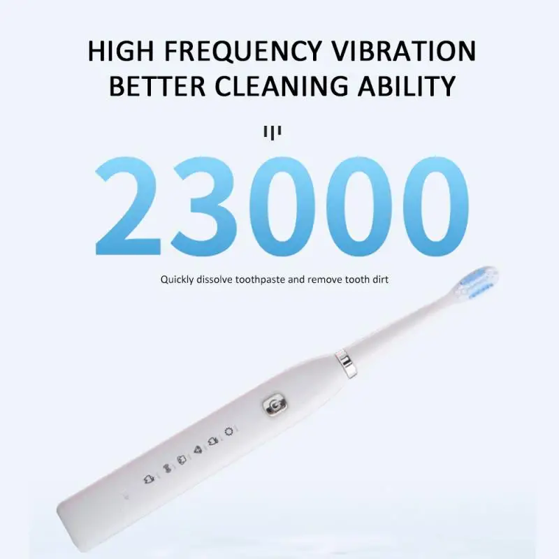 Зубная щетка электрическая Звуковая 6 передач USB зарядка|Зубные щетки| |
