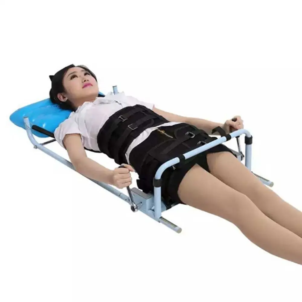 

Efficient Cervical Spine Lumbar Spine Traction Bed for Cervical Vertebrae Lumbago Low Back Pain Therapy Massage Body Stretching