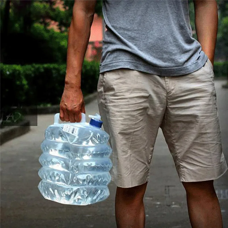 Складной водяной контейнер TTLIFE 5 л 10 15 портативное уличное ведро для воды