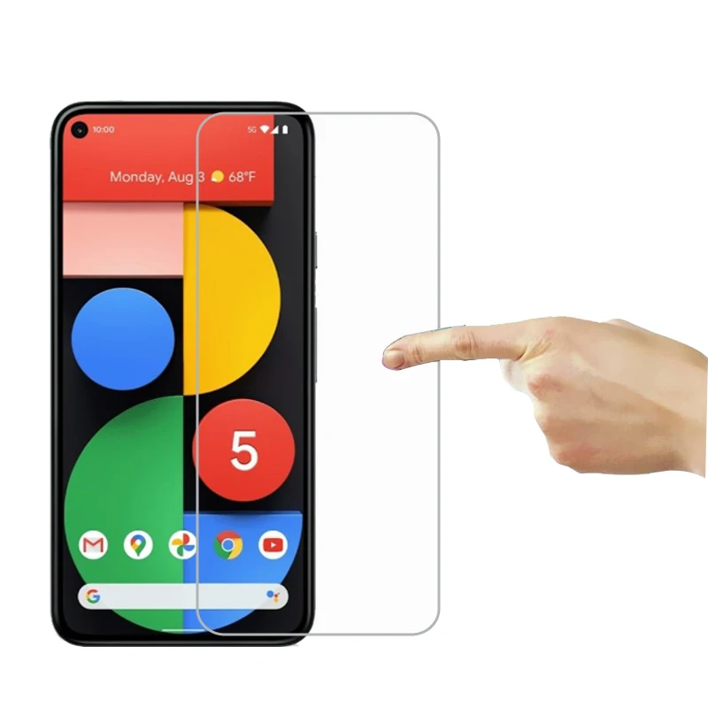 Закаленное стекло 9D для GOOGLE PIXEL 5 Взрывозащищенная защитная пленка экрана Google Pixel