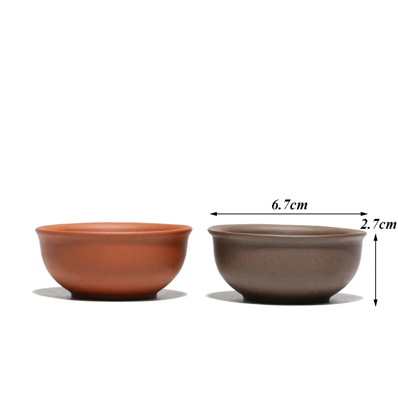 2 шт./компл. Yixing фиолетовая Глина Резьба Цветок чайная чашка ручной работы