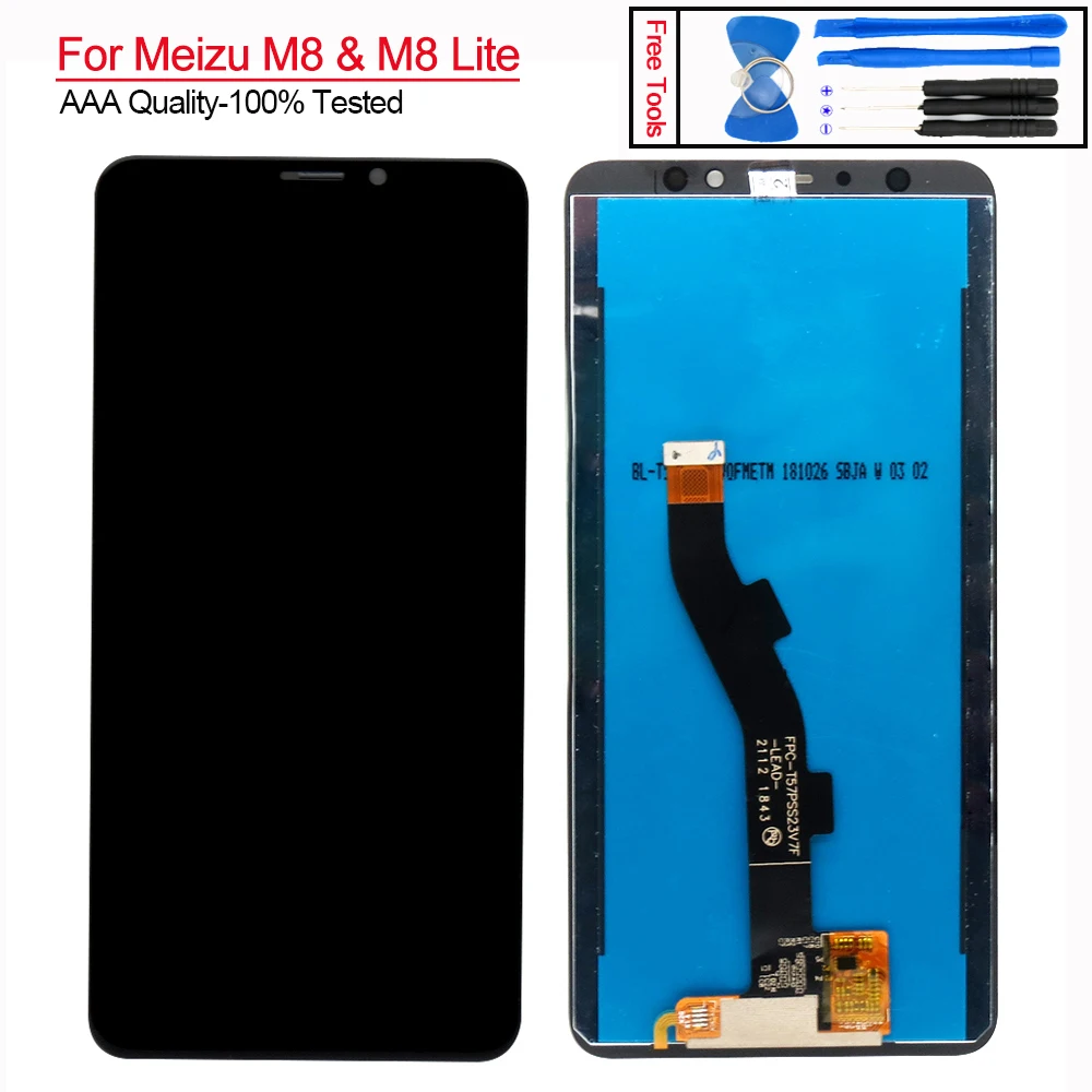 Новинка ЖК дисплей для Meizu M8 Lite телефона M8Lite V8 Lite|Экраны мобильных телефонов| |
