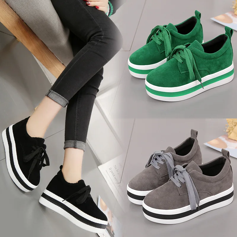 

Мокасины женские на плоской подошве, туфли на толстой подошве, лоферы с бантом, без застежки, обувь на платформе 5 см, весна 2020