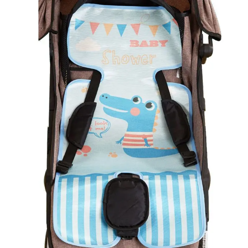 D Летний коврик для сна, дышащий детский матрац для детской коляски, коврик для коляски, коляска для автомобиля, высокий стул, подушка для детской коляски, аксессуары для коляски - Цвет: D