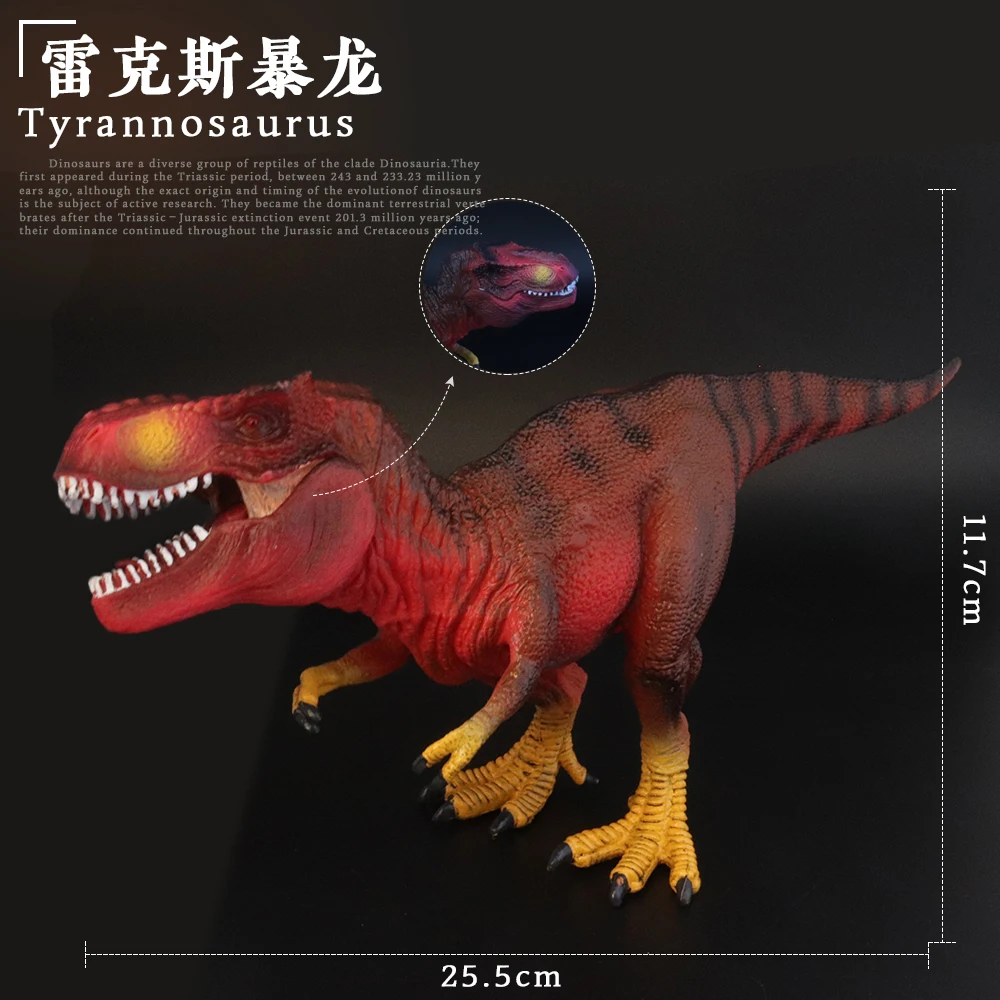 Prehistoric Jurassic Dinosaurs World Tyrannosaurus Big Size Animals Model Action Figures PVC High Quality Toy for Kids Gift