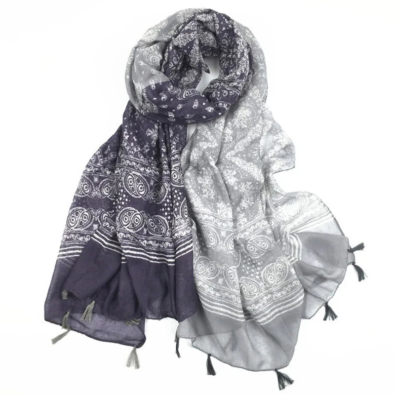 

Fashion Summer Scarf For Women Scarf For Lady Viscose Shawl Tropical Print Scarf Head Luxury Brand Beach Scarves Hijab